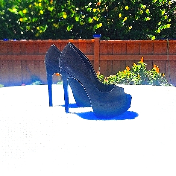 Steve Madden open toe heels - Picture 5 of 8